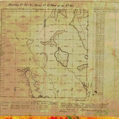 [Public Land Survey System map: Wisconsin Township 41 North, Range 11 West]
