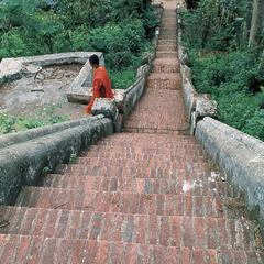 Temple steps