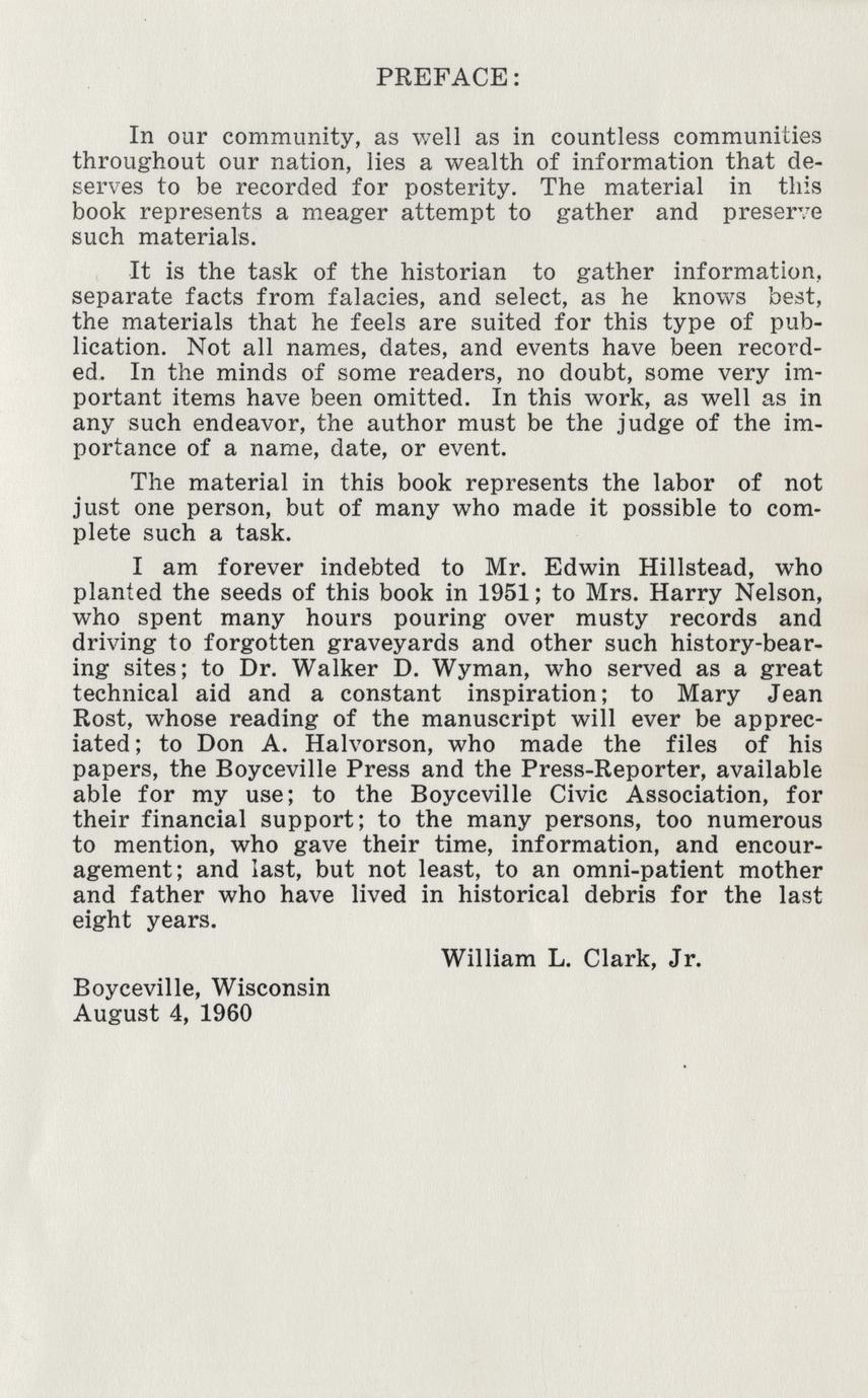 Panorama of progress the history of Boyceville, Wisconsin 18601960 Full view UWDC UW