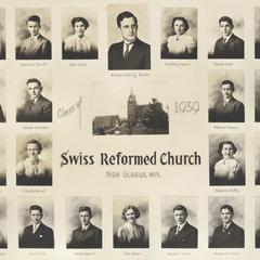 1939 Swiss Reformed Church confirmation class
