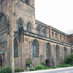 Shrewsbury Abbey from the southwest