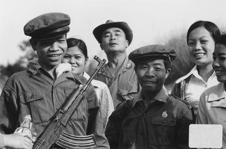 Pathet Lao soldiers