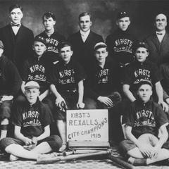 Kirst's Rexalls City Champions baseball team 1915