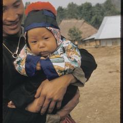 Hmong (Meo) father and baby