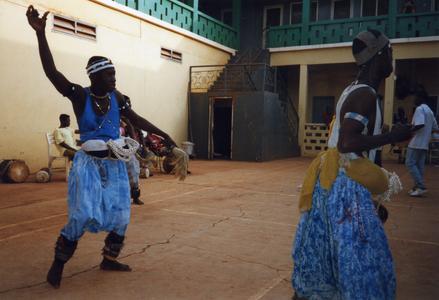 Two dancers at Al Hassan Hotel