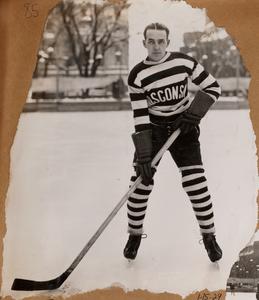 Hockey player Jos. Gallagher