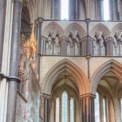 Worcester Cathedral interior nave