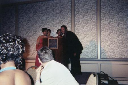 Making announcement at 2007 Ebony Ball