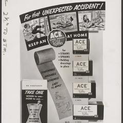 An advertisement for Ace Elastic Bandages