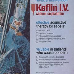 Keflin I.V. advertisement