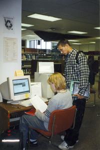 Library computer research