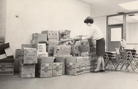 Moving the library, 1966