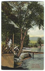 View along Lake Geneva near Fontana