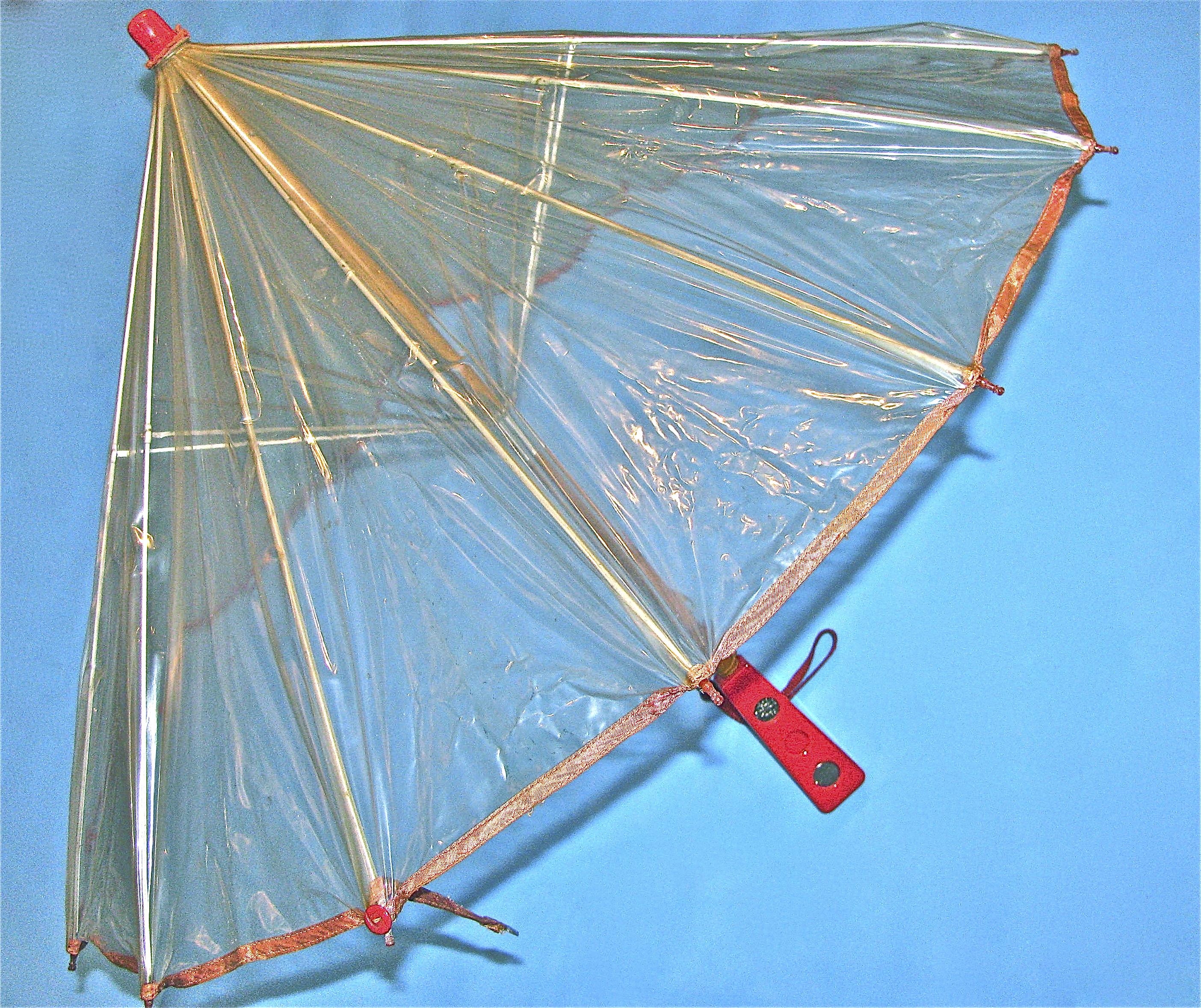 plastic beach umbrella