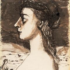 Untitled (Woman in Profile)