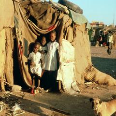 Children at Khartoum Shanytown for War Refugees from the South