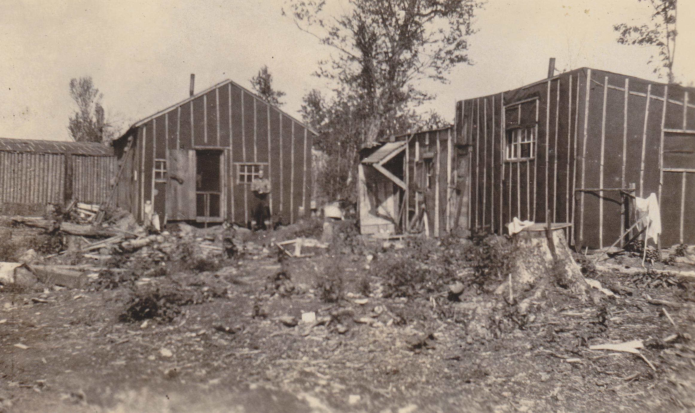 Douglas County lumber camp