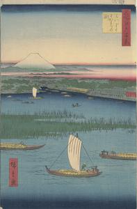 Mitsumata Wakarenofuchi, no. 67 from the series One-hundred Views of Famous Places in Edo