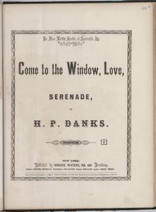 Come to the window, love