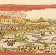 A Picture of Act Five of the play Yoshitsune senbon zakura, from the series Perspective Pictures