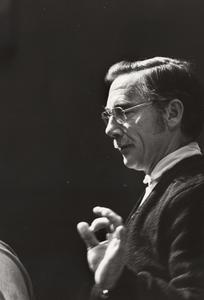 Man conducting, Janesville, 1979