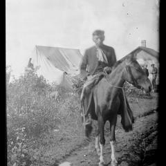 Luke Eagle, a typical American Indian and a leader of the Winnebagos