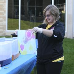 Tie dye 50th anniversary, University of Wisconsin--Marshfield/Wood County, 2014