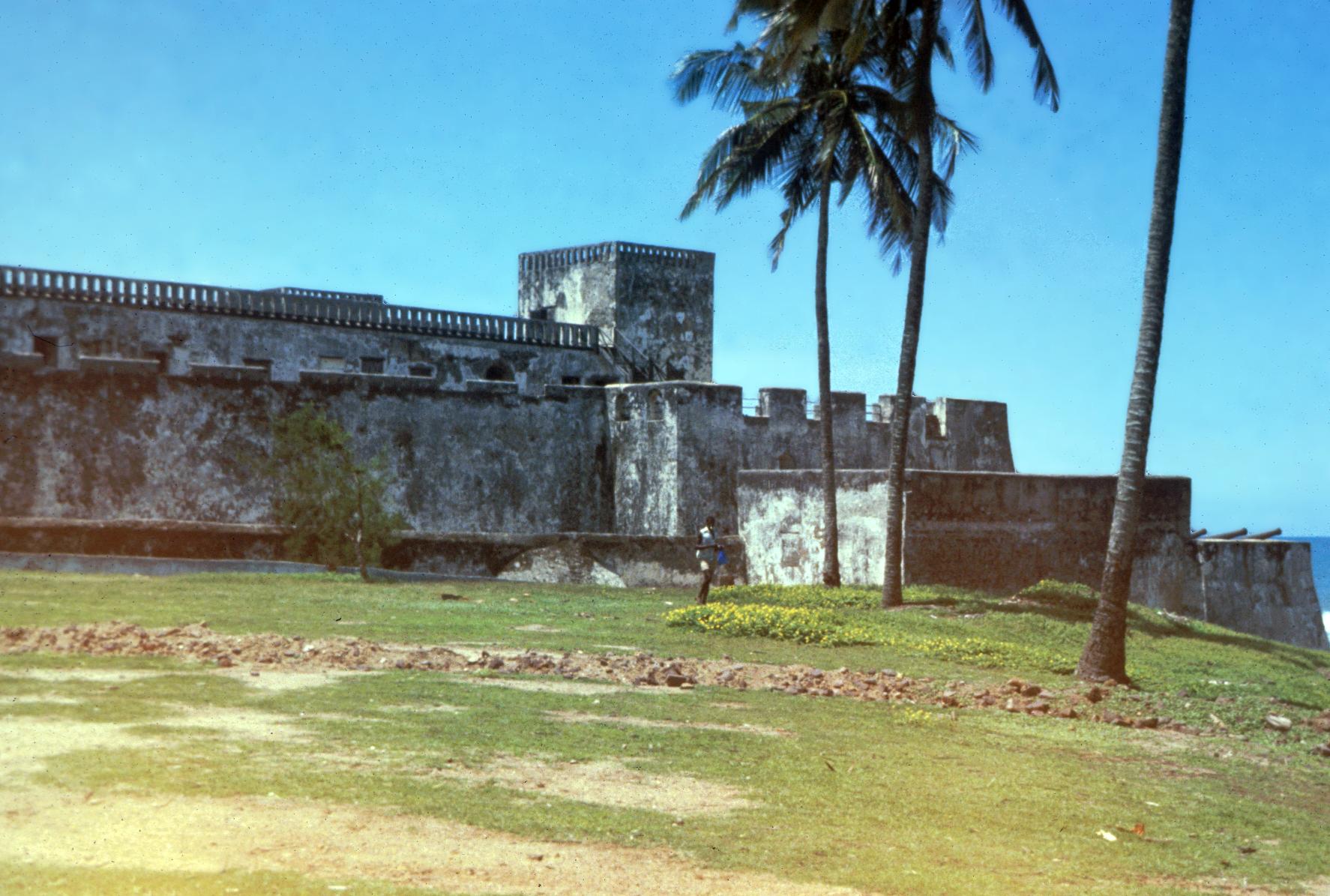 A View of Elmina Castle from the Western End