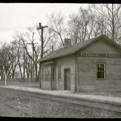 Pleasant Prairie station of the Chicago and Northwestern Rail Road