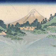 The Surface of Lake Misaka in Kai Province, from the series Thirty-six Views of Mt. Fuji