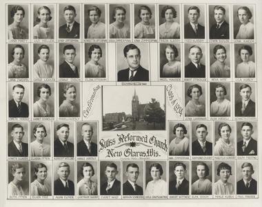 1934 Swiss Reformed Church confirmation class