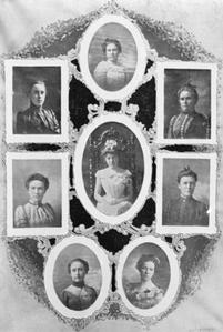 Eight 1900s graduates