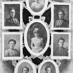 Eight 1900s graduates