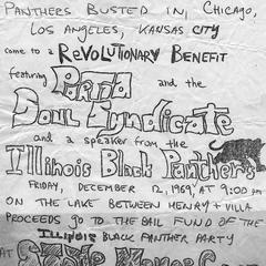 Black Panthers benefit flier