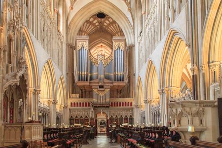 Wells Cathedral interior choir