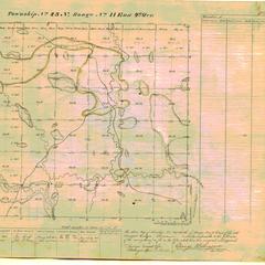 [Public Land Survey System map: Wisconsin Township 23 North, Range 11 East]