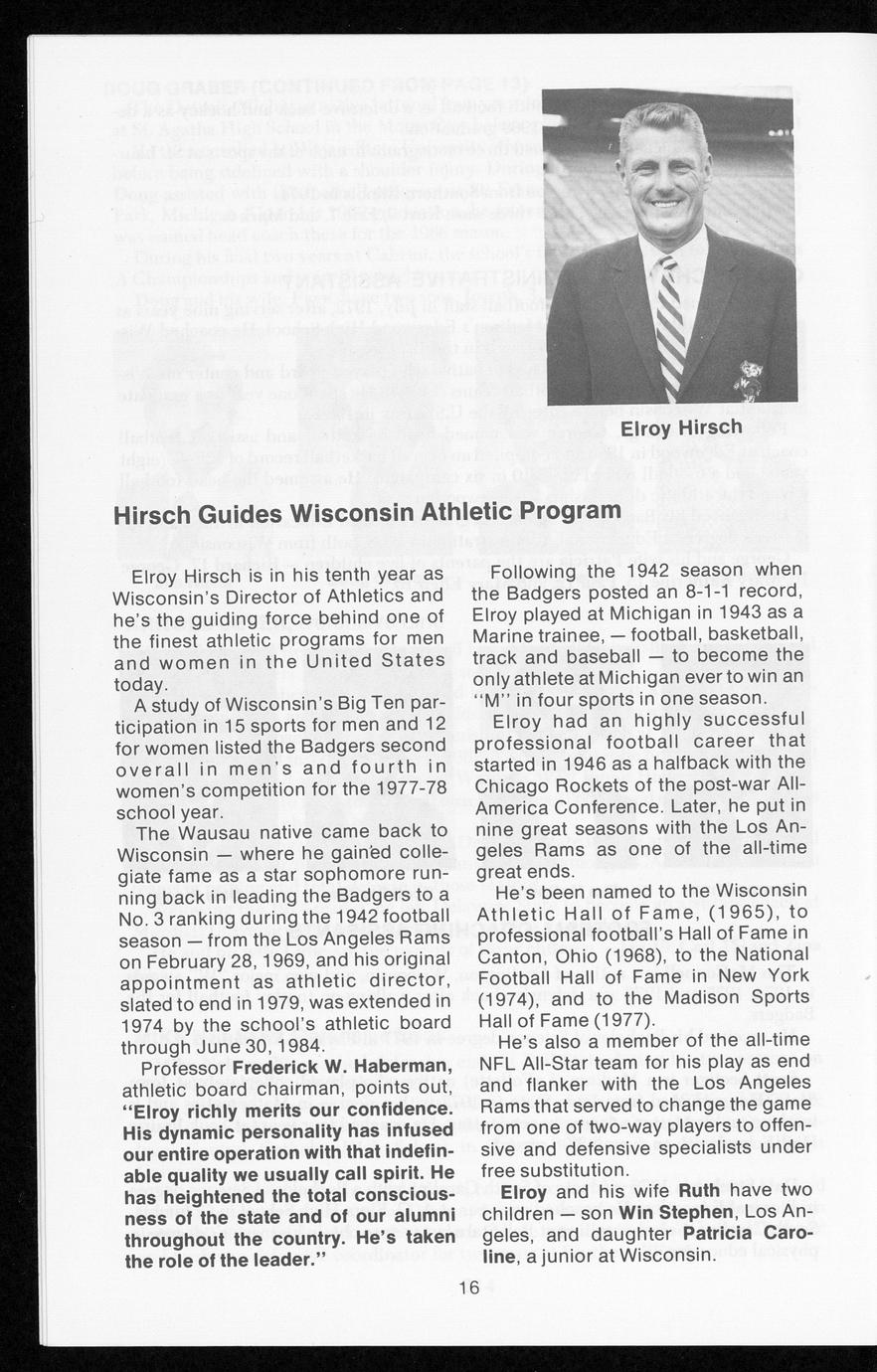 Wisconsin football 1978 Full view UWDC UWMadison Libraries