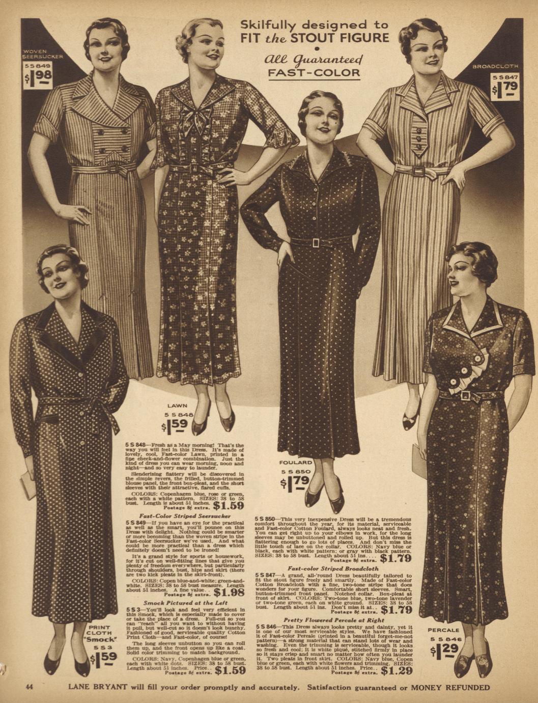 The style book of slenderizing fashions : spring and summer 1935 - Full  view - UWDC - UW-Madison Libraries