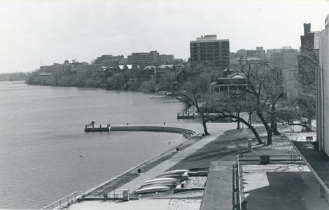 Wide-angle view of Union Terrace and lakeshore