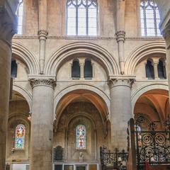 Oxford Cathedral choir south clerestory, triforium, arcade