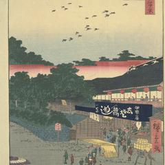 The Yamashita District of Ueno, no. 12 from the series One-hundred Views of Famous Places in Edo