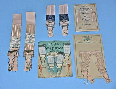Garters, girdles, supporters
