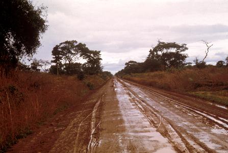 Unpaved Road after Heavy Rain