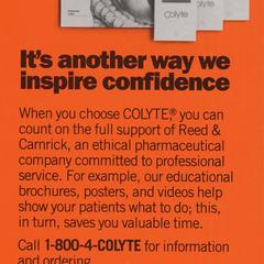 Colyte advertisement