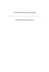 Volume V: The impact of the Crusades on the Near East