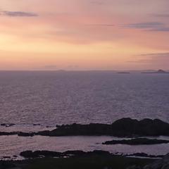 Isle of Iona, sunset from Dun Í