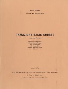 Tamazight basic course : Ait Mgild dialect : final report