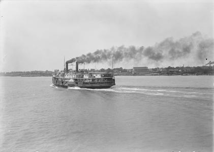 Passenger Steamer on Detroit River
