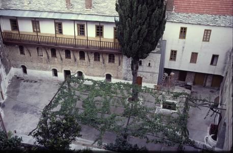 Interior courtyard at Gregoriou