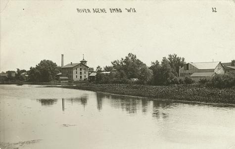 River scene, Omro, Wisconsin